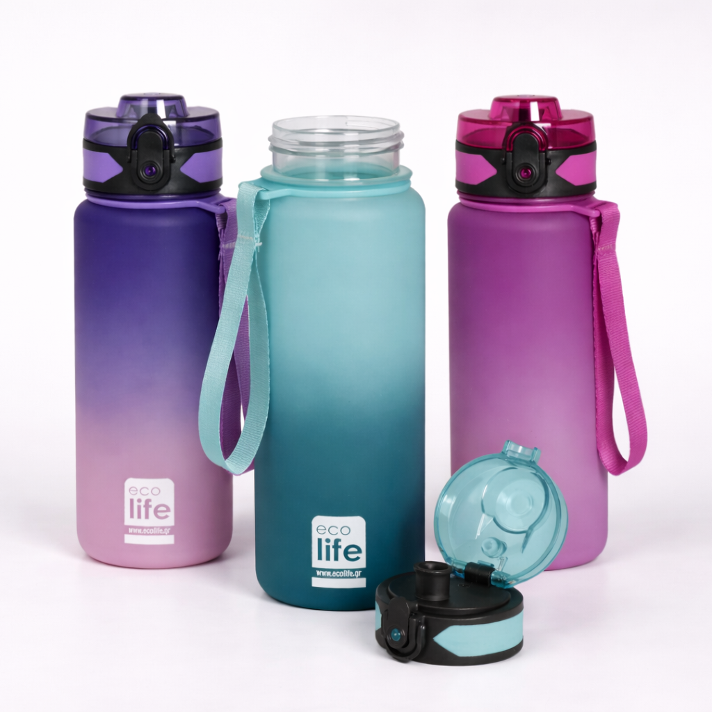 Μπουκάλι ECO LIFE Tritan 500mL Διαβαθμισμένου χρώματος