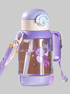 Ποτήρι με καλαμάκι 500mL/600mL Ζωάκια
