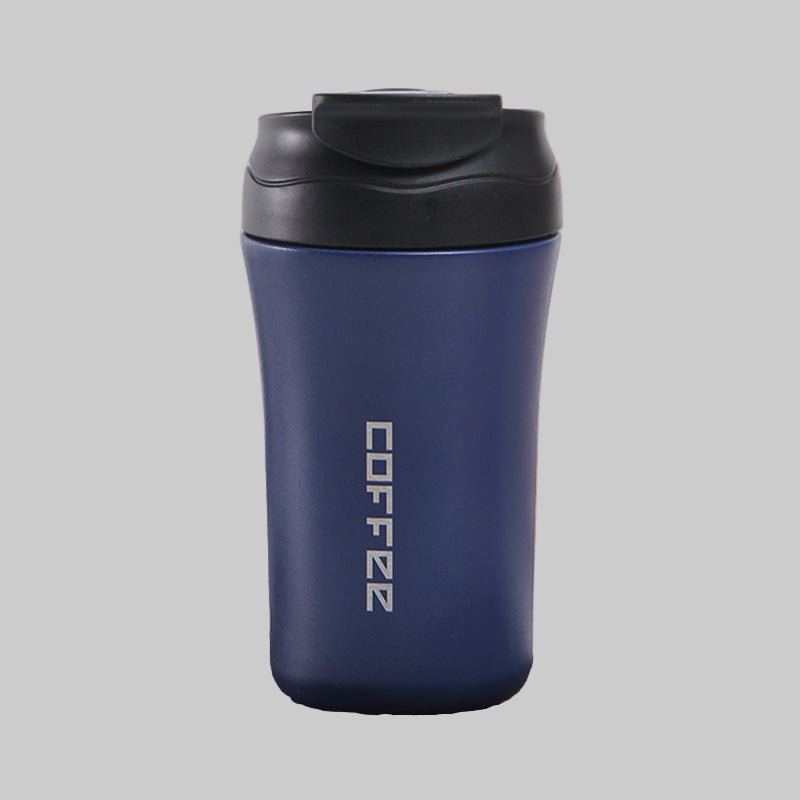 Ποτήρι με καπάκι διπλής χρήσης 400mL Μονόχρωμο
