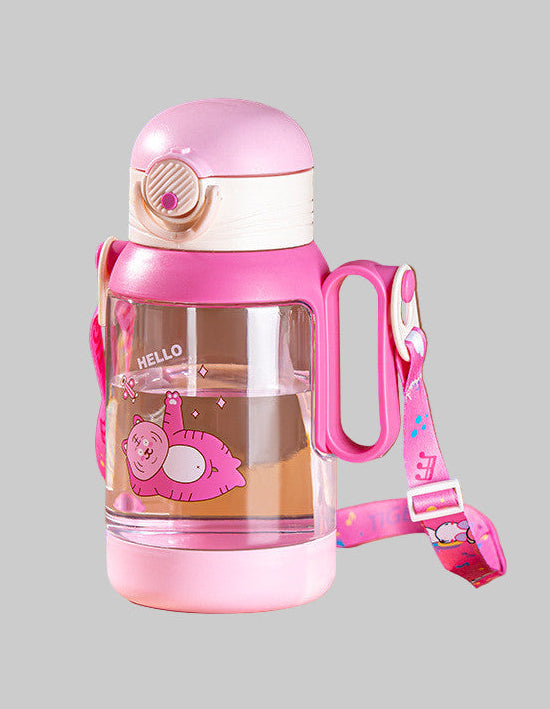 Ποτήρι με καλαμάκι 500mL/600mL Ζωάκια