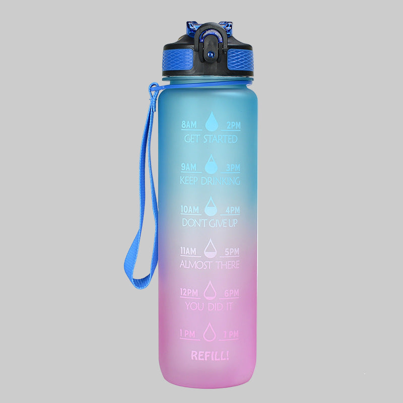 Μπουκάλι νερού διαβαθμισμένου χρώματος 750mL/1L