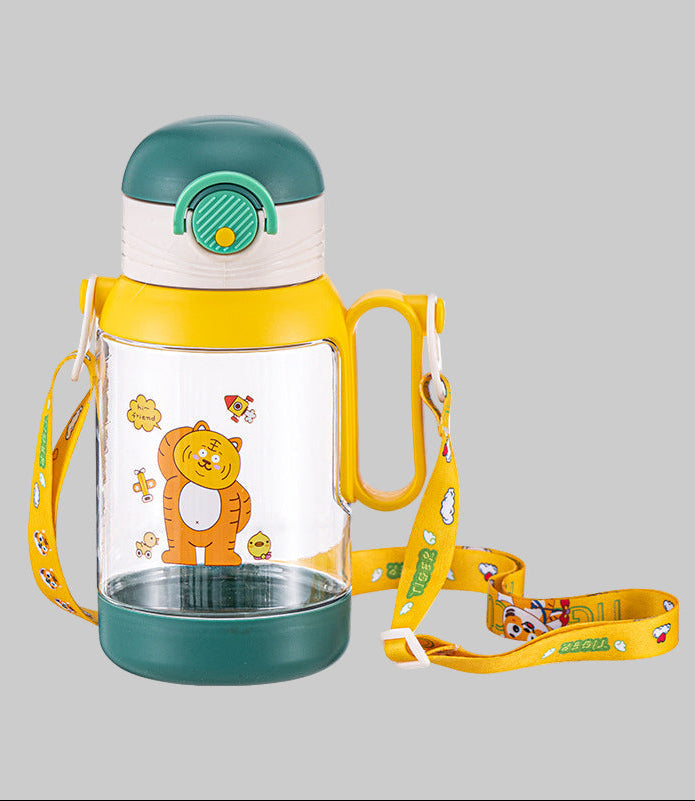 Ποτήρι με καλαμάκι 500mL/600mL Ζωάκια