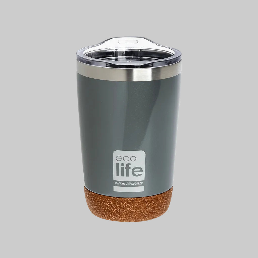 Ποτήρι θερμός ECO LIFE με βάση φελλού 370mL