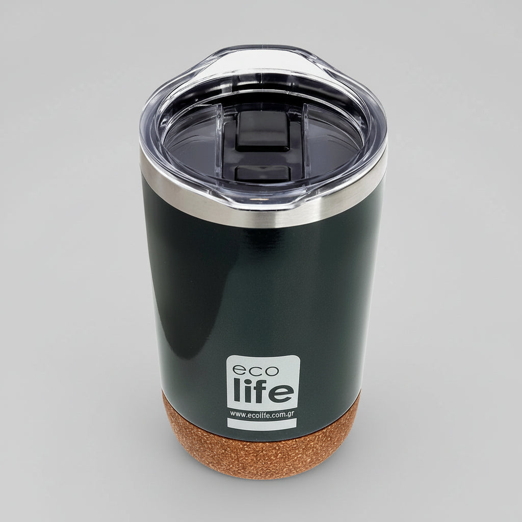 Ποτήρι θερμός ECO LIFE με βάση φελλού 370mL