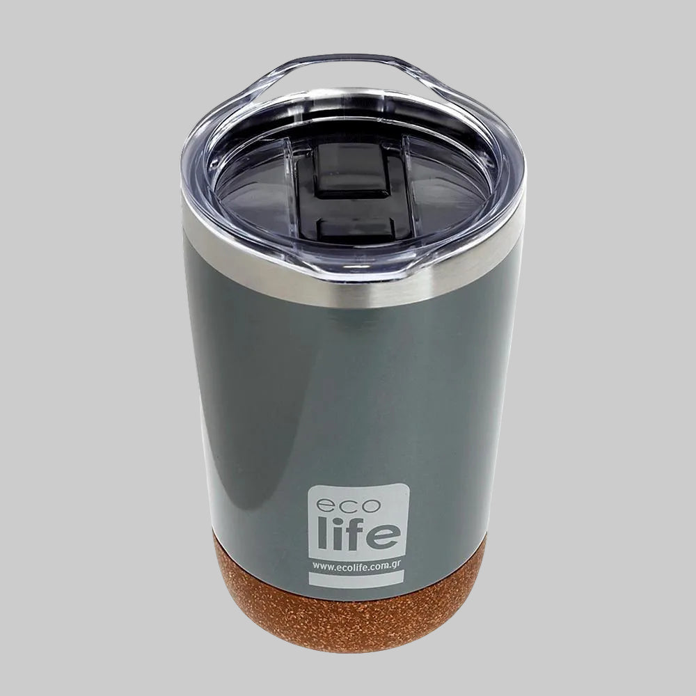 Ποτήρι θερμός ECO LIFE με βάση φελλού 370mL