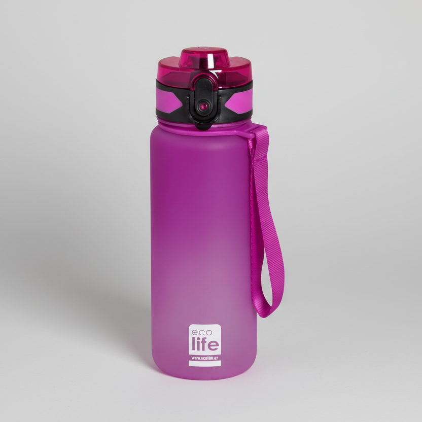 Μπουκάλι ECO LIFE Tritan 500mL Διαβαθμισμένου χρώματος