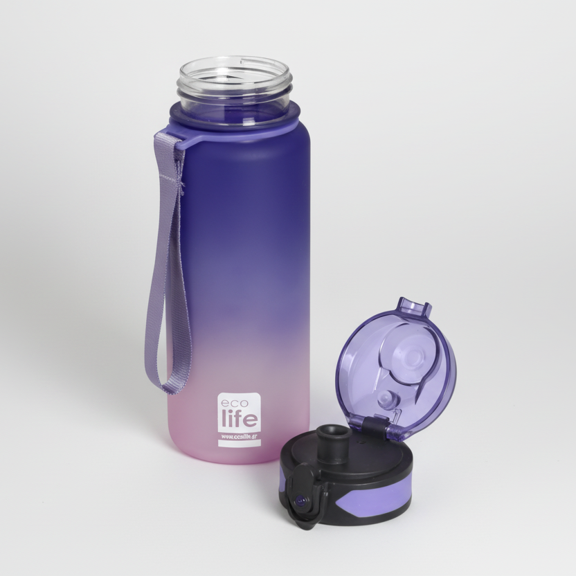 Μπουκάλι ECO LIFE Tritan 500mL Διαβαθμισμένου χρώματος