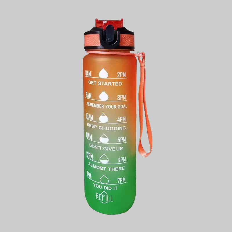 Μπουκάλι νερού διαβαθμισμένου χρώματος 750mL/1L