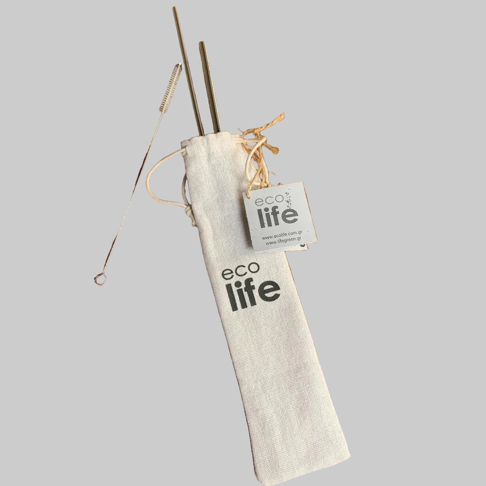 Ανοξείδωτα Καλαμάκια ECO LIFE